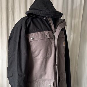 Carhartt Quick Duck Elkheart Parka discontinued style Men’s M Regular Gray/Black